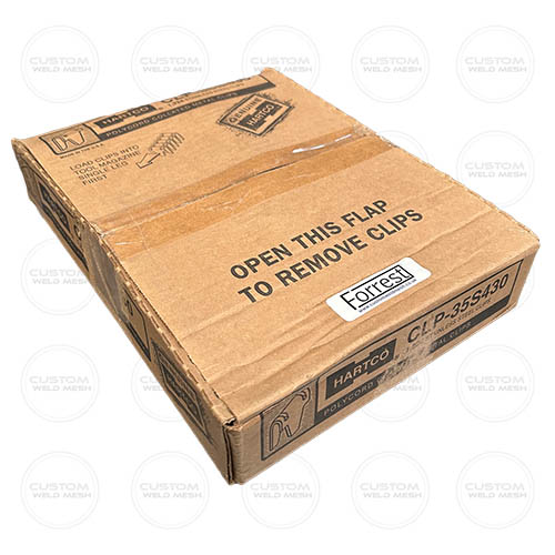 Hartco CLP35S430 stainless steel clips UK stock 